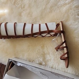 BNIB- BROWN GLADIATOR SANDALS